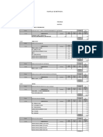 Plantilla de Metrados Modelo