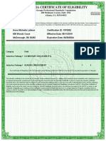 Georgia Certificate of Eligibility: Print