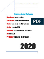 Tarea 5 Ingenieria Del Software (Juan Carlos Santiago - IV SEMESTRE)