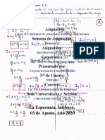 Tarea 2.1 Sistema de Ecuaciones Lineales y Aplicaciones