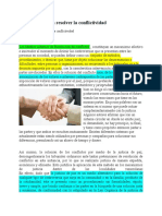 Mecanismos para Resolver La Conflictividad Resolucion de Conflictos