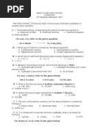 Stoichiometric Calculations Worksheet KEY