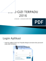 SISFO GIZI TERPADU 2016 (Entry Data PSG)
