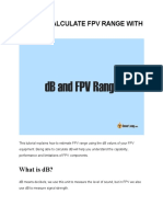 How To Calculate FPV Range With DB