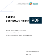 Curriculum prioritario Educación Inicial