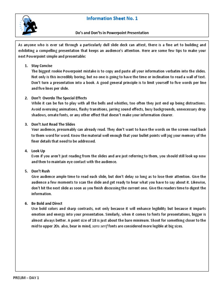 PowerPoint Presentation Tips Guide | PDF | Microsoft Power Point ...