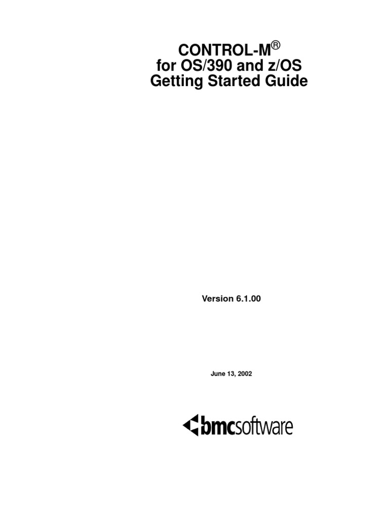 Control M For OS390 and zOS Getting Started | PDF | Computer Keyboard ...