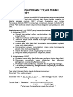 Topic 5 Penjadwalan Model PERT