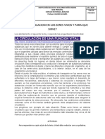 Circulación en los seres vivos: transporte de nutrientes y desechos