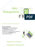 Project Stakeholder Management