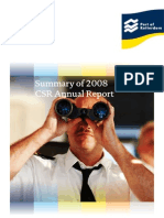 Summary of 2008 CSR Annual Report