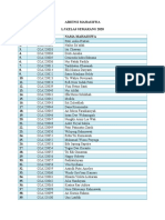 Absensi Mahasiswa LJ Semarang 2020-1