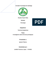 UTESA-Psicología-Técnicas terapéuticas