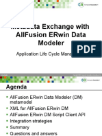 Metadata Exchange With Allfusion Erwin Data Modeler: Application Life Cycle Management