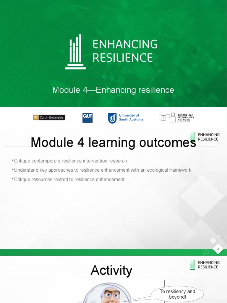 Strategies for Enhancing Resilience | PDF | Psychological Resilience ...