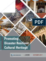 Promoting Disaster Resilient Cultural Heritage: OCTOBER 2017