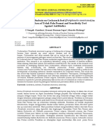 Identification of Bacteria On Cockroach Feet (Periplaneta Americana) in Resident Area of Teluk Palu Permai and Sensitivity Test Against Antibiotics