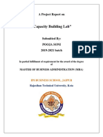 Capacity Building Lab Report Summary