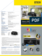 Printer EcoTank L365 Spec Spa PDF