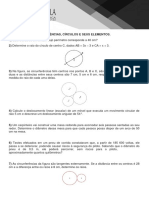 Lista Circunferência e Seus Elementos