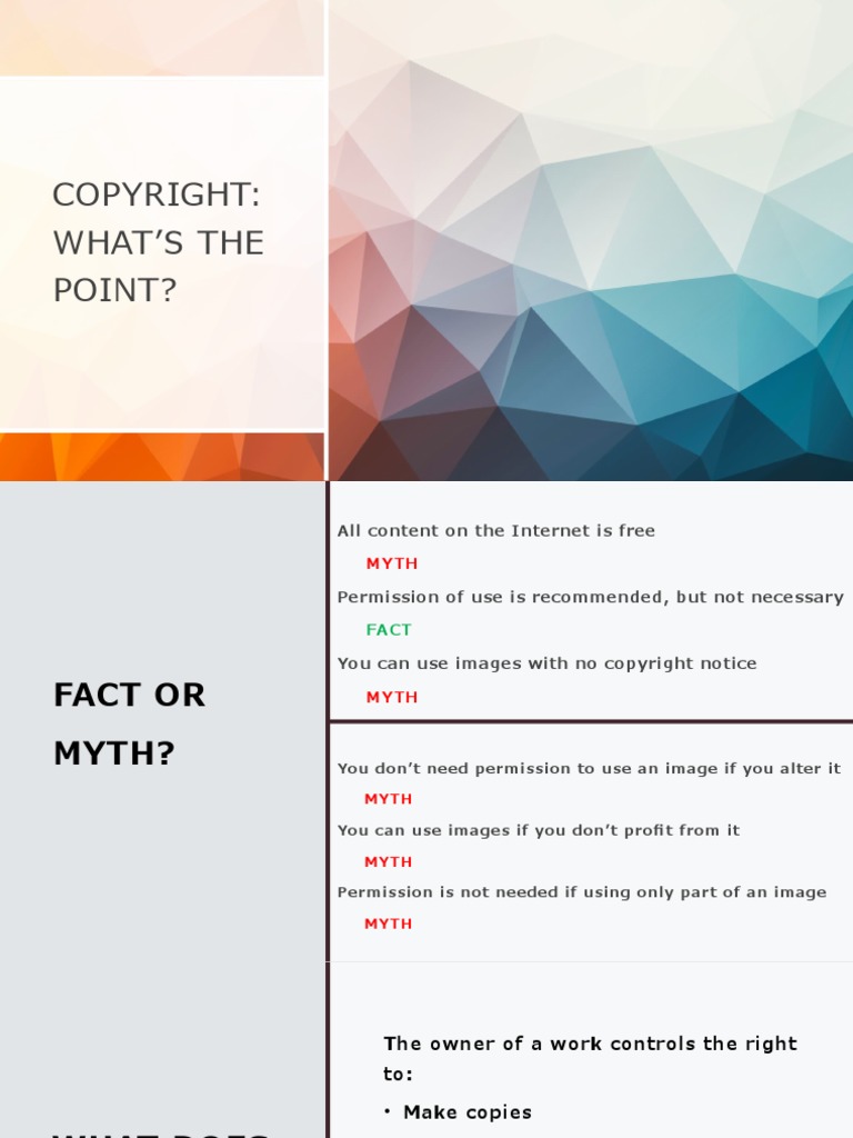 Copyright Presentation | PDF