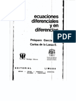 Ecuaciones Diferenciales y en Diferencias