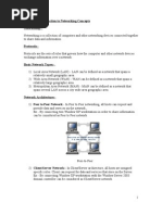 Section 1:-Introduction To Networking Concepts Networking