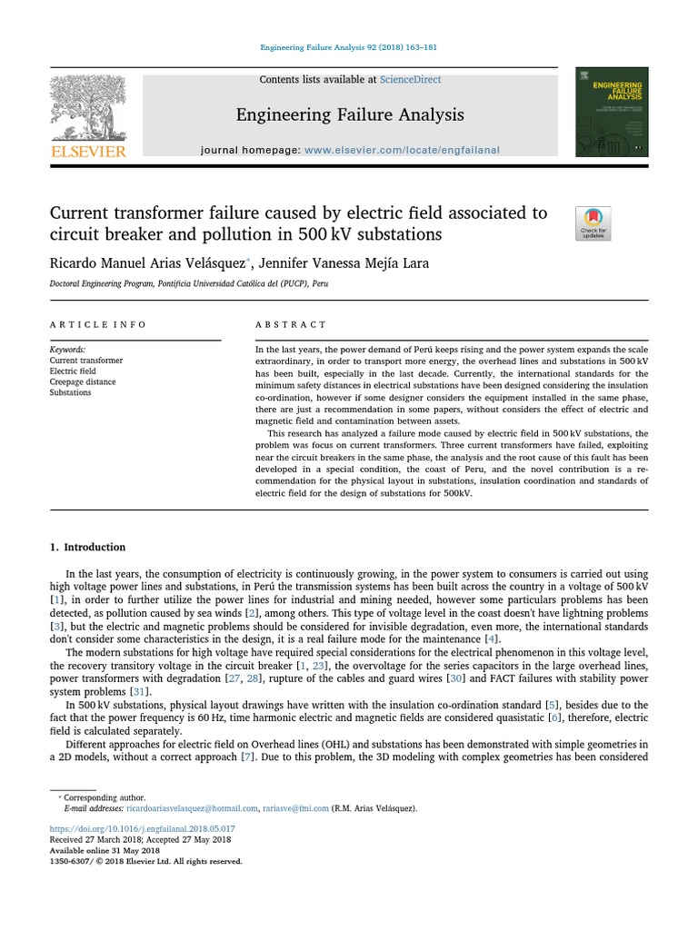 Current Transformer Failure Caused by Electric Field of Circuit Breaker