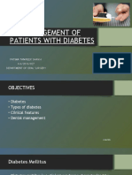 Management of Patients With Diabetes