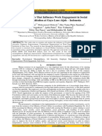 Exploring Factors That Influence Work Engagement in Social Welfare Institution at Gayo Lues Atjeh - Indonesia