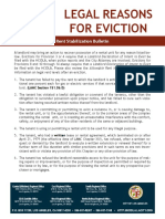 Legal Reasons For Eviction English
