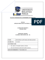 Faculty of Mechanical Engineering Technology: Muhammad Aliff Haikal Bin Sholahudin 191352635