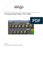 Voxengo Sound Delay User Guide en