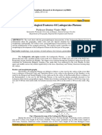 Geomorphological Features of Ludogorsko Plateau: Professor Dimitar Vladev PHD