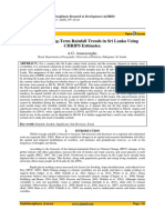 Analysis of Long-Term Rainfall Trends in Sri Lanka Using CHRIPS Estimates