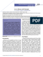 Undiagnosed Preeclampsia in A Woman With Eclampsia: Imedpub Journals