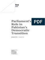 Pakistan Parliament's Role in Democratic Transition