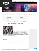 Corporations Masquerading As Government (Part II) - Which - Government - Can We Trust - Wake Up World