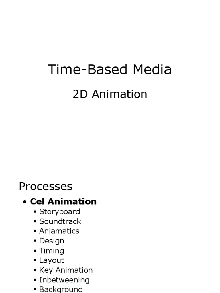 Animation Techniques and Processes Guide | PDF | Animation | Imaging
