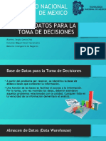 Base de Datos para La Toma de Decisiones