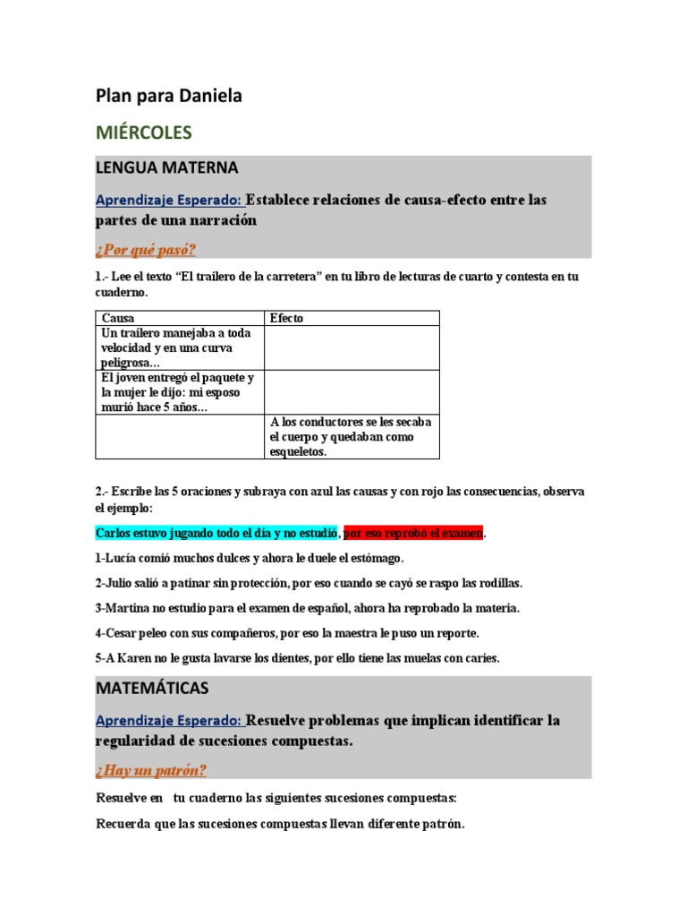 Plan de Estudio para Cuarto Grado | PDF | Poesía | Rima
