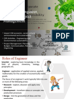 Chapter 2: Engineer, CSR and Project Management