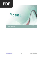 CSQL Usermanual 1