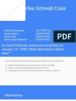 ISM - Charles Schwab Case: Group 4, Section E