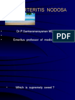 Polyarteritis Nodosa: - Dr.P.Sankaranarayanan MD - Emeritus Professor of Medicine