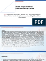 Neonatal Mitochondrial Encephalocardiomyopathy