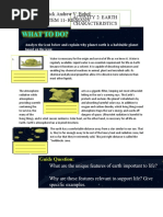 ACTIVITY 2 - Earth's Characteristics