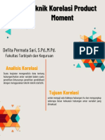 Teknik Korelasi Product Moment PDF