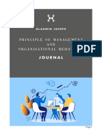 Principle of Management and Organisation