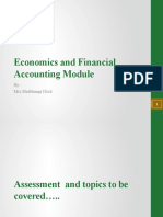 Economics and Financial Accounting Module: By: Mrs - Shubhangi Dixit